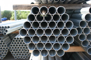 3" x .110 x 21' CR20 Commercial Galvanized Pipe for Chain Link Fences