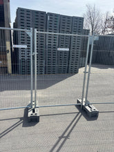 Anti-Climb Temporary Fence Panel - 6'6" Tall x 4' Wide: Single Swing Man Gate Kit
