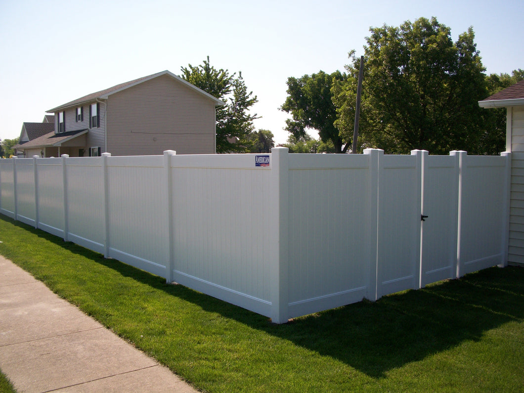 [100' Length] 6' Privacy K-373 Vinyl Complete Fence Package