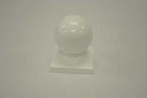 5" White Ball Cap