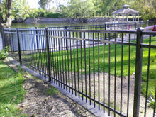 [150' Length] 4' Ornamental Flat Top Complete Fence Package