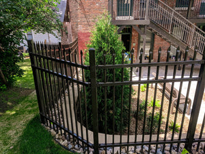 [350' Length] 5' Ornamental Spear Top Complete Fence Package